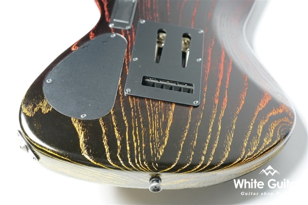 JA-STER Custom - Metallic Red to Yellow on Black Background